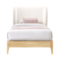 Vanina Fabric Upholstered Twin Bed