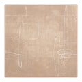 Notion Framed Painting Brown