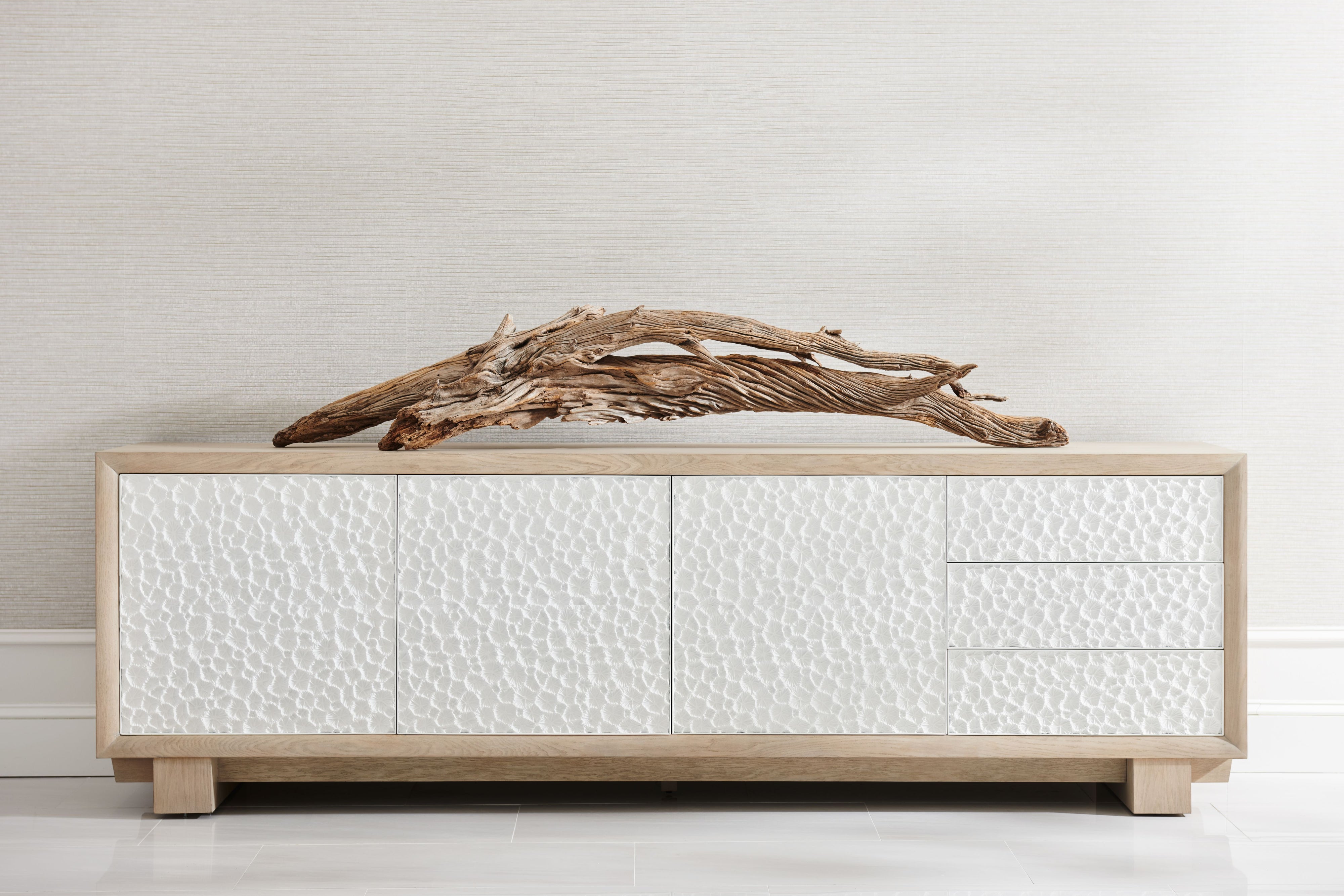 Water Pelagic Sculpted Entertainment Console