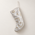 Geometric Gold Polygon Stocking