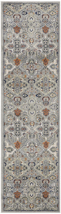 Allur Grey Bohemian Polypropylene Area Rug