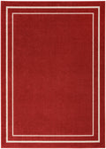 Nourison Essentials Brick Ivory Contemporary Polypropylene Area Rug