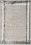 Desire Grey Silver Modern Polyester Area Rug