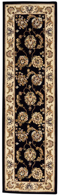 Nourison 2000 Black Traditional Wool Area Rug