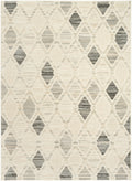 Serenity Home Beige Grey Modern Polypropylene Area Rug