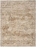 Retreat Beige Vintage Polyester Area Rug