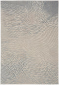 Lillian Ivory Grey Modern Polypropylene Area Rug