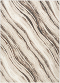 Sustainable Trends Beige Grey Modern Polyester Area Rug