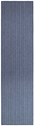 Horizon Indoor/Outdoor Navy Modern Polypropylene Area Rug