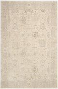 Moonlit Ivory Grey Vintage Polyester Area Rug