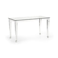 Acrylic Denver Desk - Silver