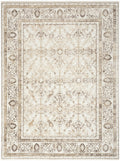 Dekor Ivory Brown Vintage Polypropylene Area Rug