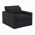 Frederick Swivel Chair in Dark Grey