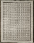 Nordic Ivory Grey Modern Polyester Area Rug