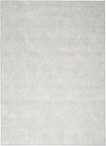 Dew Silver Modern Polypropylene Area Rug