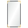 Osmond 60" Tall Rectangle Wall Mirror, Yellow