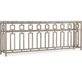 Alfresco Lapilli Console Table – Gold Metal & Stone Top