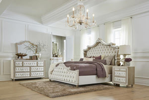 Antonella Bed in Ivory