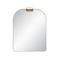 Oro 40" H x 30" W Wall Mirror, Antique Brushed Brass