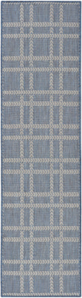 Horizon Indoor/Outdoor Navy Modern Polypropylene Area Rug