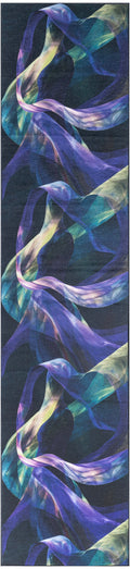 Nourison Washables Blue Multicolor Modern Polyester Area Rug