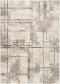 Sustainable Trends Ivory Multicolor Modern Polyester Area Rug