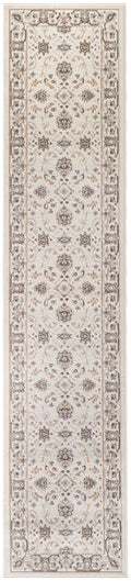 Serenity Home Ivory Mocha Vintage Polypropylene Area Rug