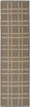 Horizon Indoor/Outdoor Charcoal Modern Polypropylene Area Rug