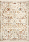 Pardis Ivory Rust Vintage Polypropylene Area Rug
