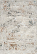 Glitz Grey Multicolor Modern Polyester Area Rug
