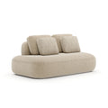 Sasso LAF Straight Armless Loveseat - Oa