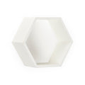 Honeycomb Wall Box - White