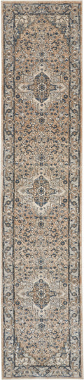 Quarry Beige Grey Farmhouse Polypropylene Area Rug