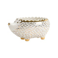 Hedgehog Bowl - White/Gold