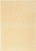 Positano Yellow Modern Polypropylene Area Rug