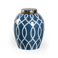 Sarah Ginger Jar - Blue