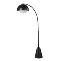 Cooke 65 - 75" Tall Matte Black Floor Lamp with Shade
