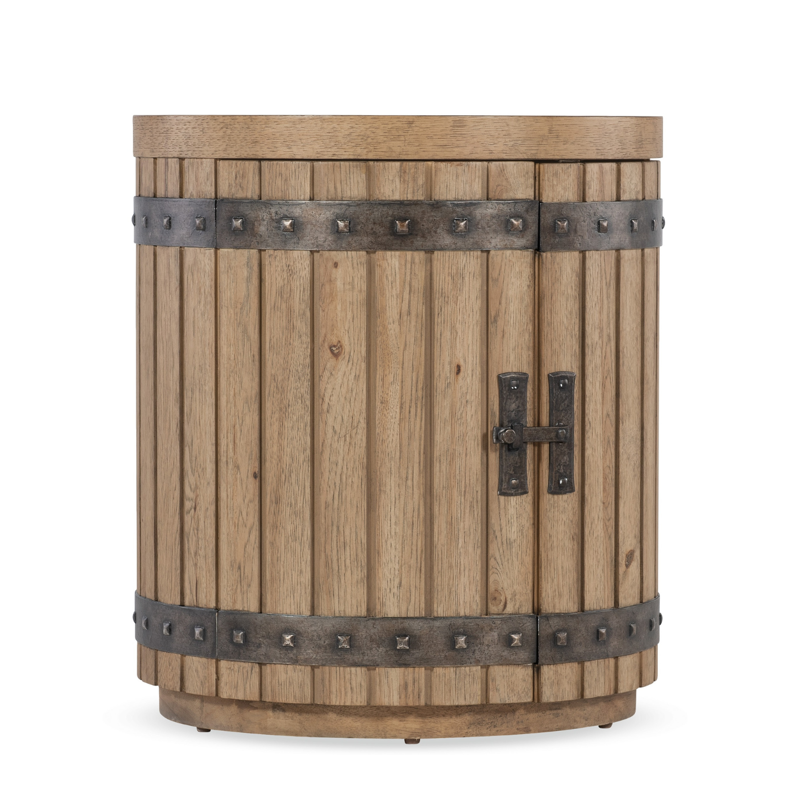Wine Barrel End Table