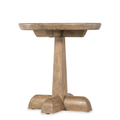Vineyard Row Round Pedestal End Table