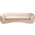 Adanna Champagne Velvet Sofa