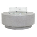 Gravelstone Round Fire Table w/ Glass Surround