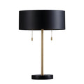 Gillian 17" Length Table Lamp, Black