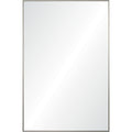 Roderick 35.5" Tall Rectangle Wall Mirror, Grey