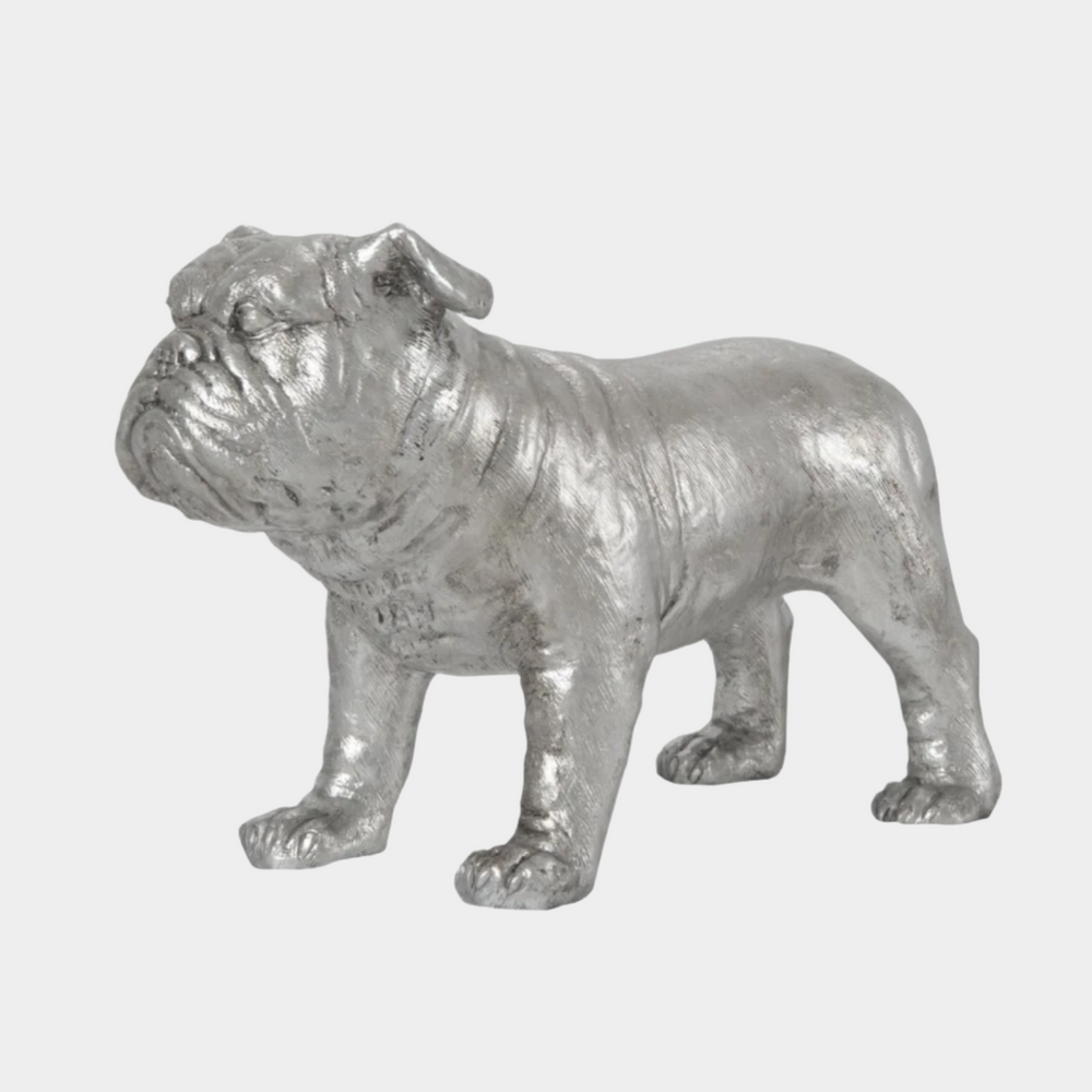 Bulldog in Silver Leaf