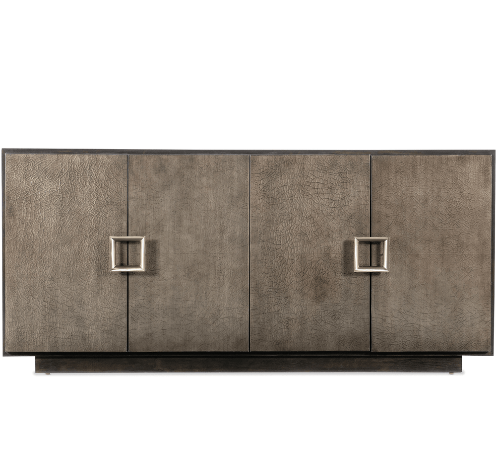 Melange Asher Credenza – Canvas Crackle Figured Primavera