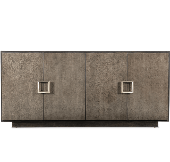 Melange Asher Credenza – Canvas Crackle Figured Primavera