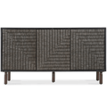 Jachar Entertainment Credenza – Basket Weave Mango Wood