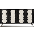 Commerce & Market Moroccan Modern Credenza – Inlay, Black