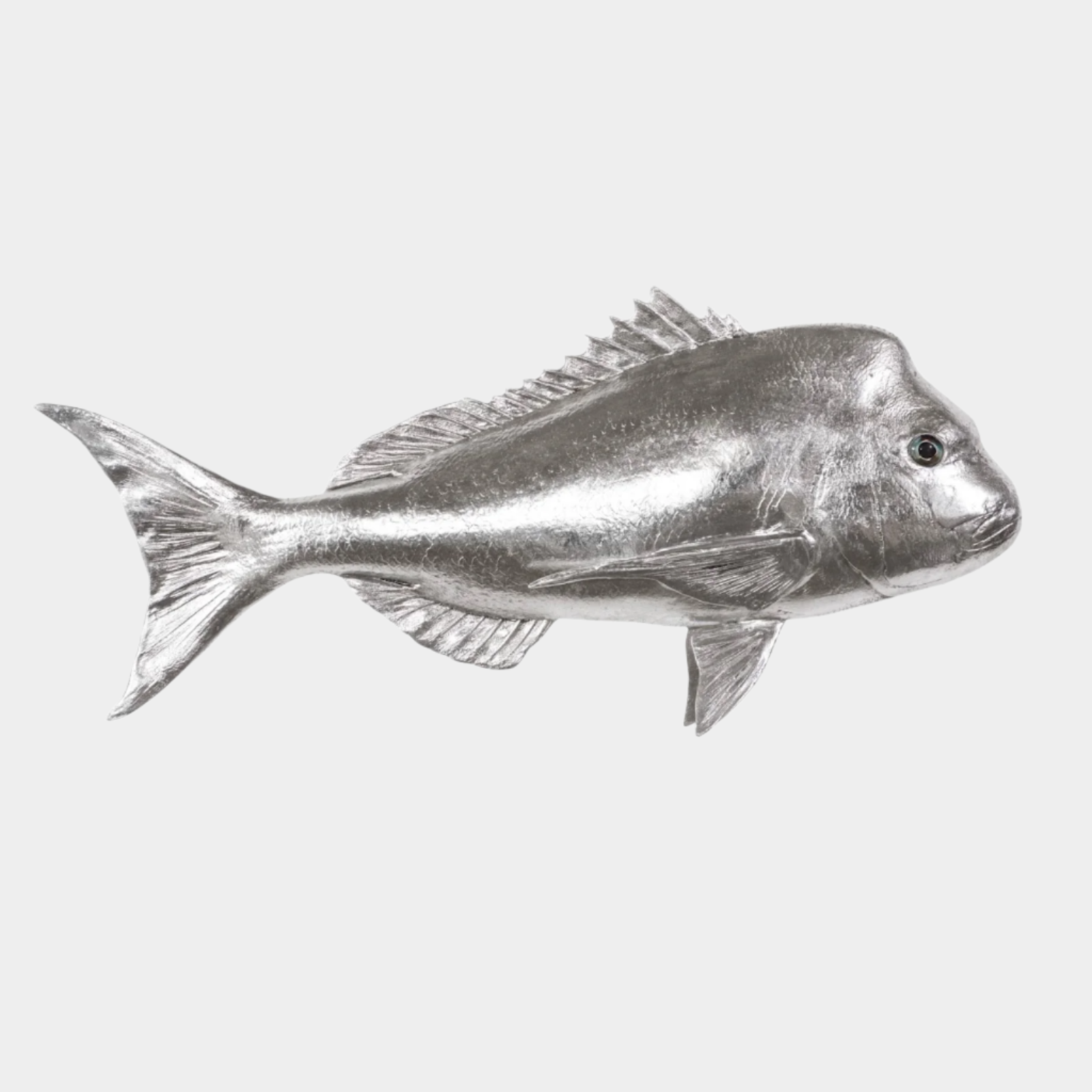 Australian Snapper Fish in Silver Leaf