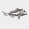 Australian Snapper Fish in Silver Leaf